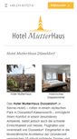 Mobile Screenshot of hotel-mutterhaus.de